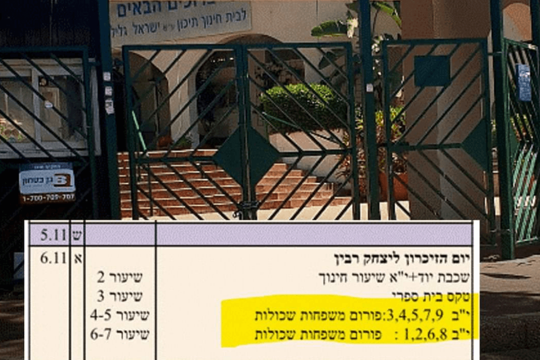 כפ"ס: מנהלת תכננה אירוע למשפחות שכולות יחד עם הורי מחבלים - והתחרטה