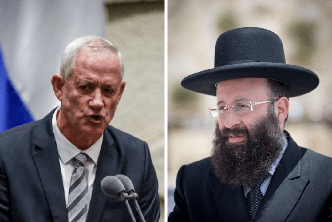 המכתב של רב הכותל המערבי לבני גנץ: "מביע בפניך את צערי העמוק"
