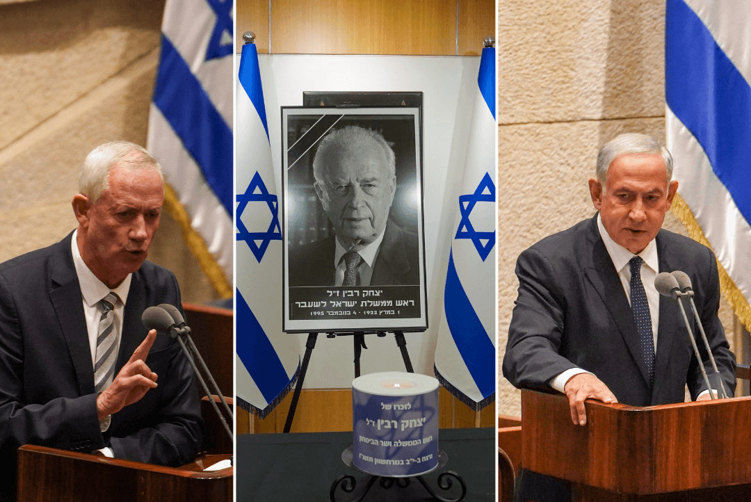 נתניהו: "צריך לדעת על מה כן להסכים"; גנץ זעם: "צעקו עליי רוצח"