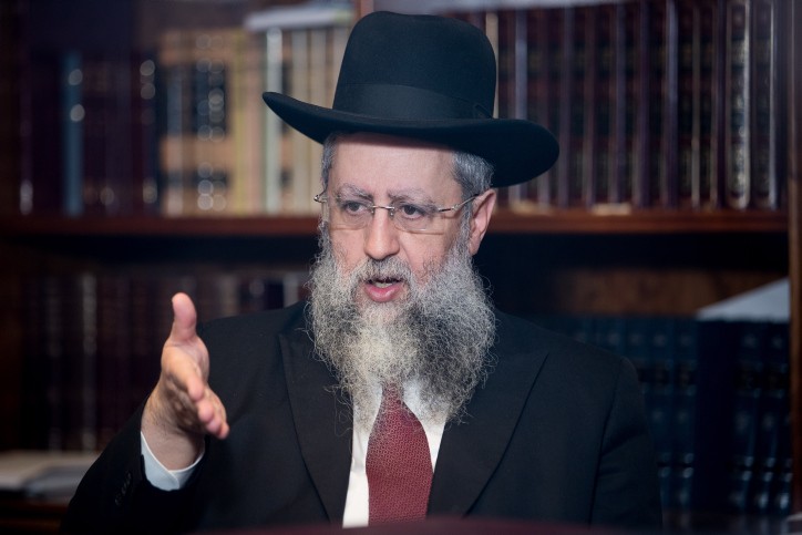 הרב דוד יוסף. צילום: Yonatan Sindel/Flash90