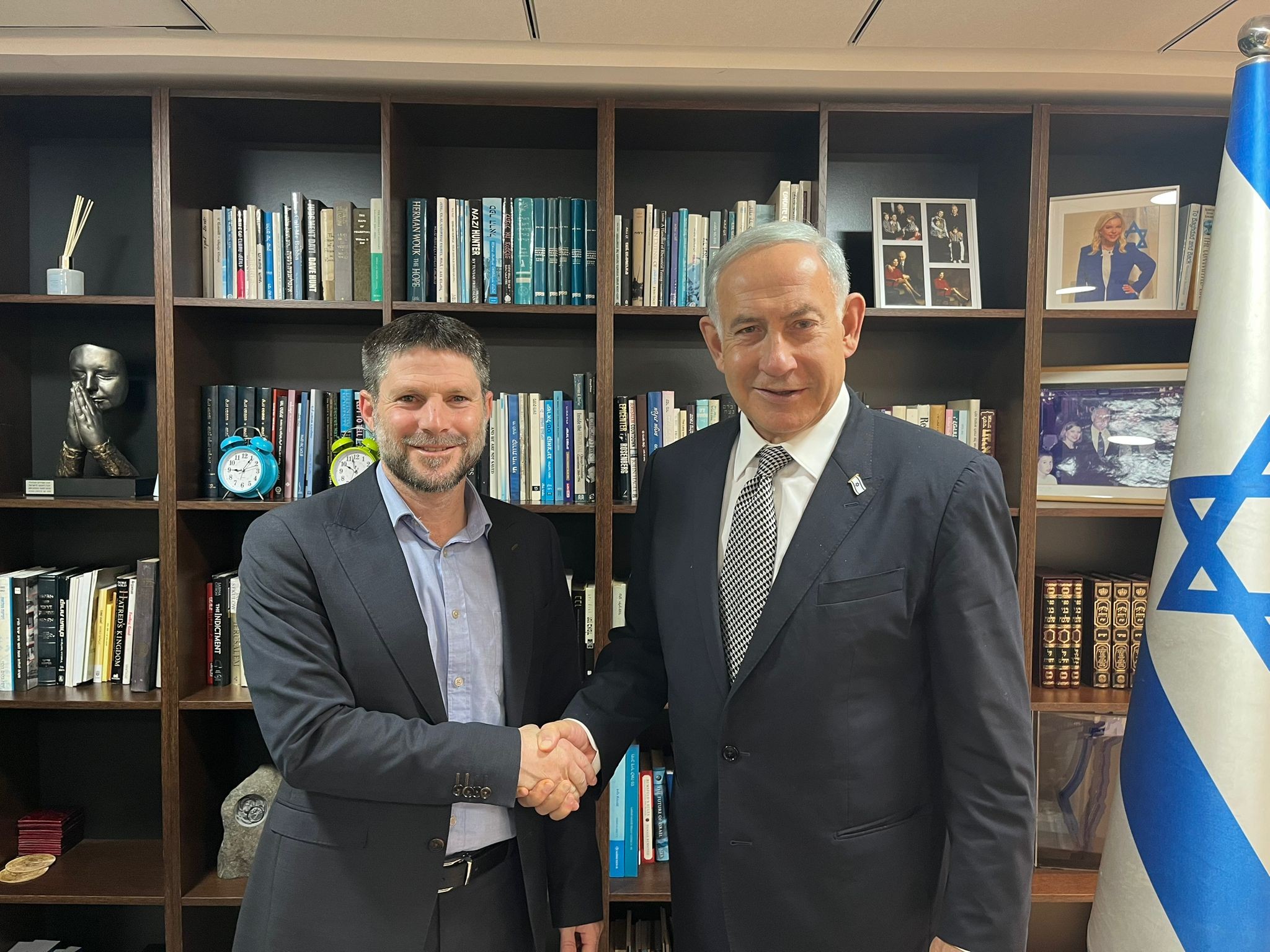 רה"מ המיועד בנימין נתניהו וח"כ בצלאל סמוטריץ' | קרדיט: ללא