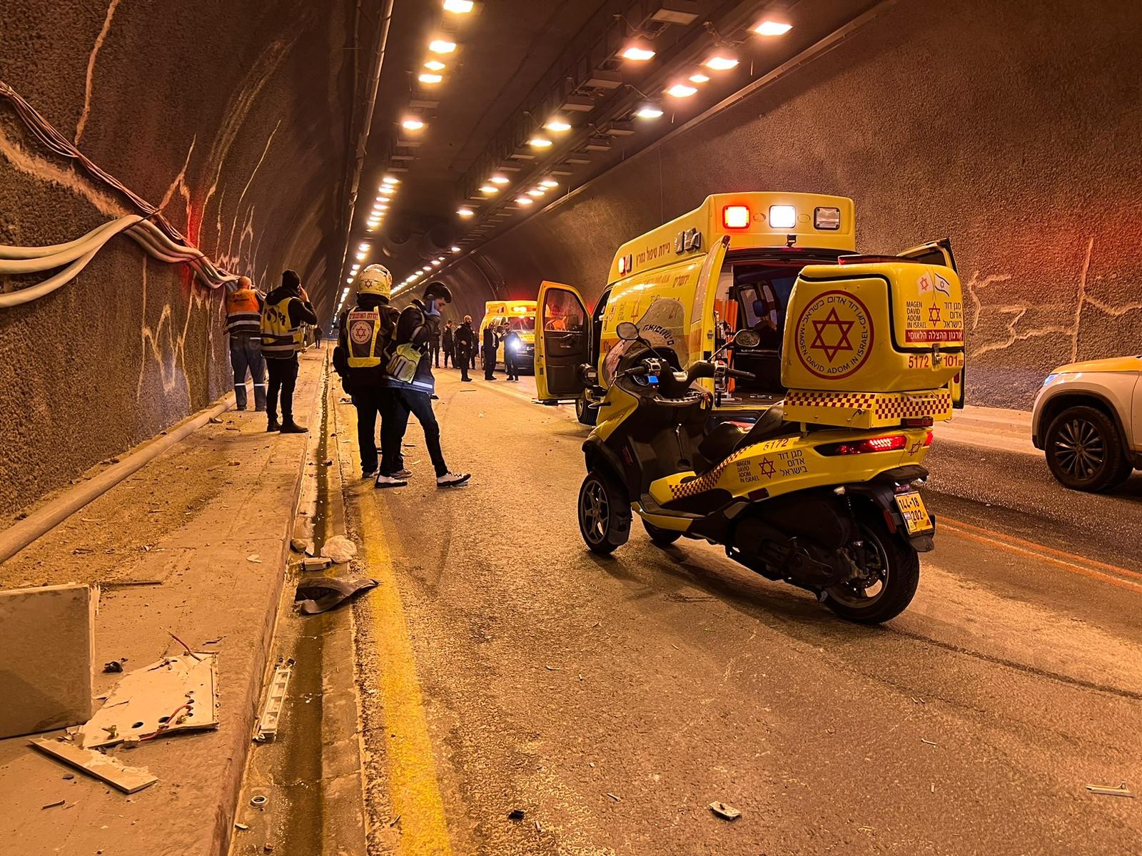 שני פועלים בשנות ה-40 לחייהם נהרגו מפגיעת רכב סמוך להר גילה