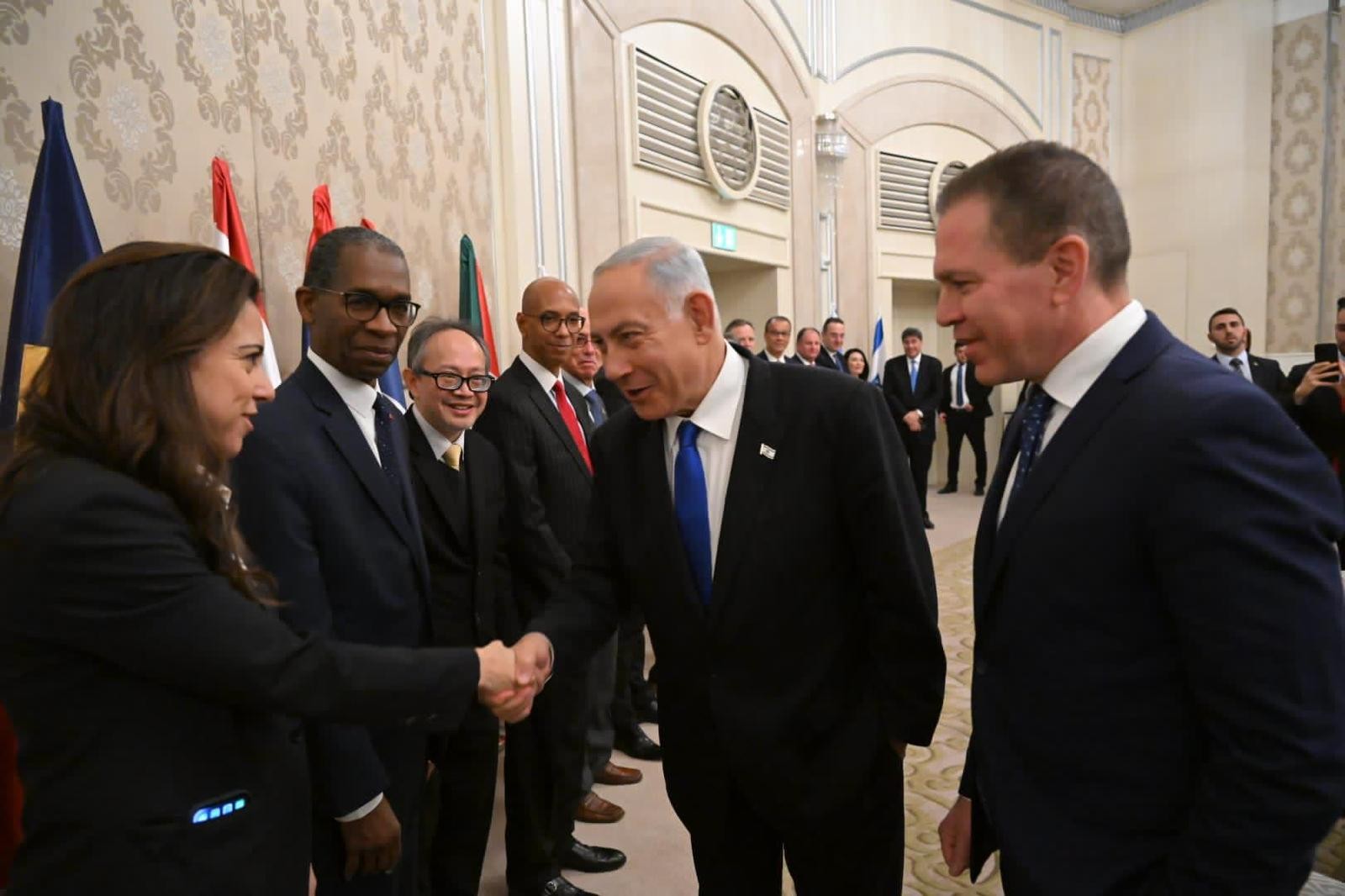 נתניהו נפגש עם 13 שגרירי מדינות לאו"ם במסגרת ביקורם בישראל