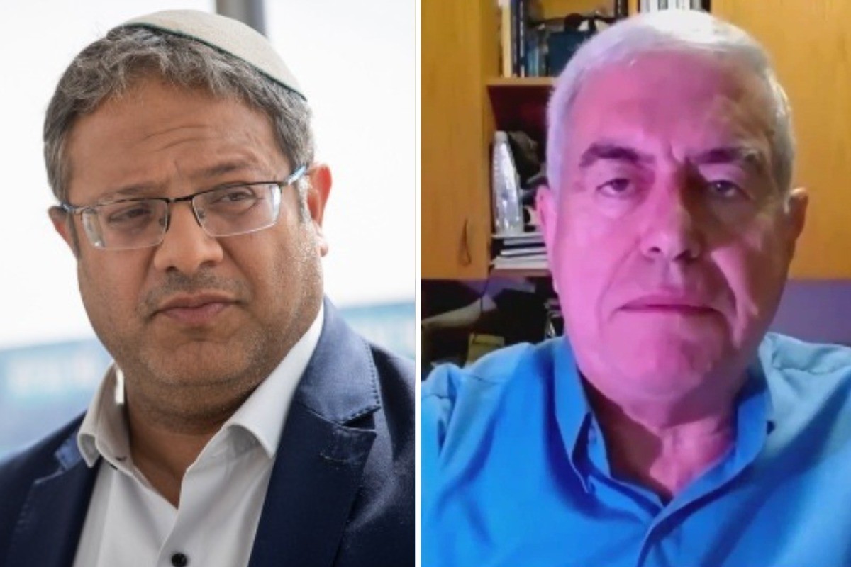 ניצב בדימוס יוסי סדבון, ח"כ איתמר בן גביר | צילום: יונתן זינדל, פלאש 90