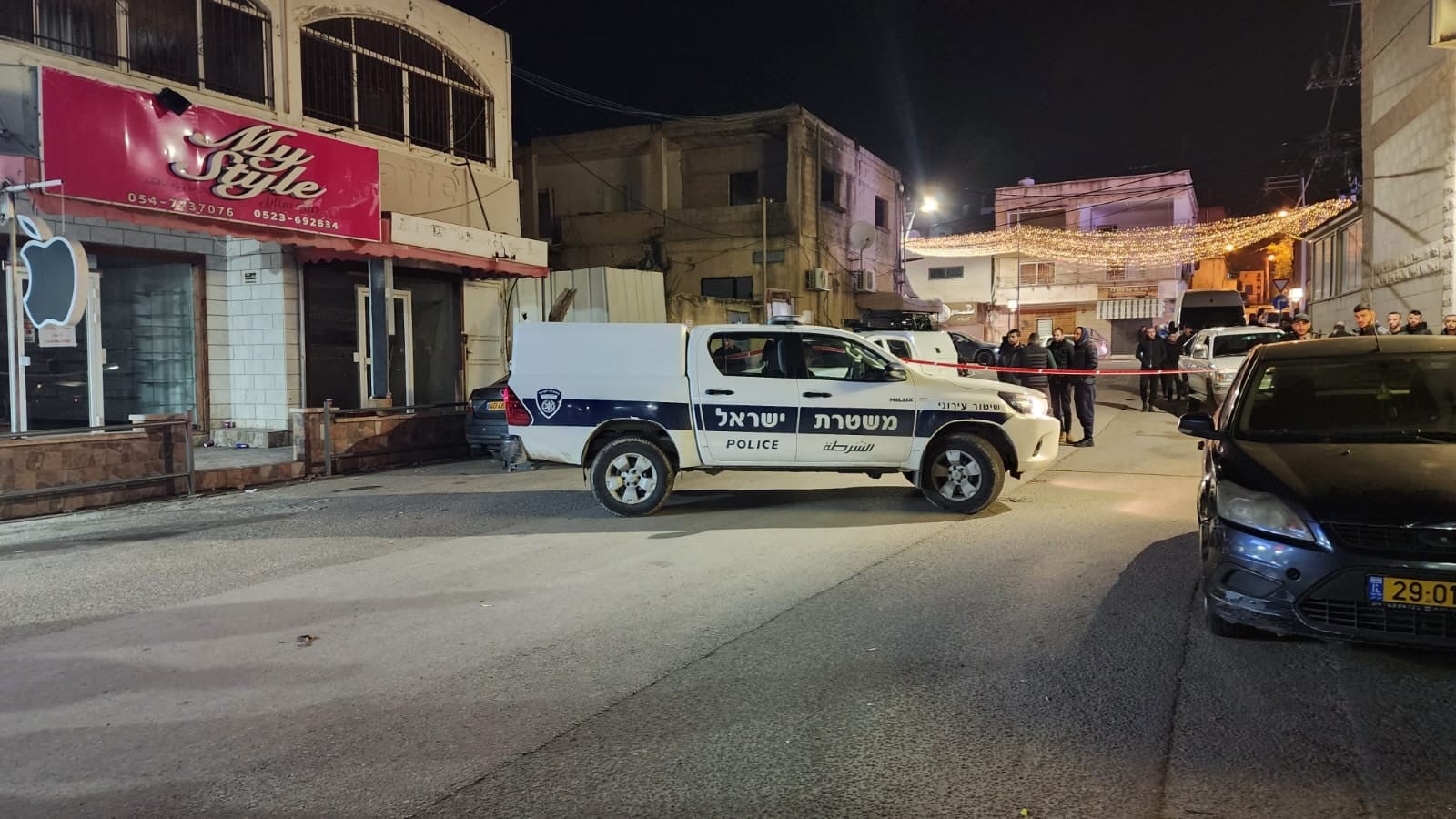 זירת האירוע. צילום: דוברות המשטרה.