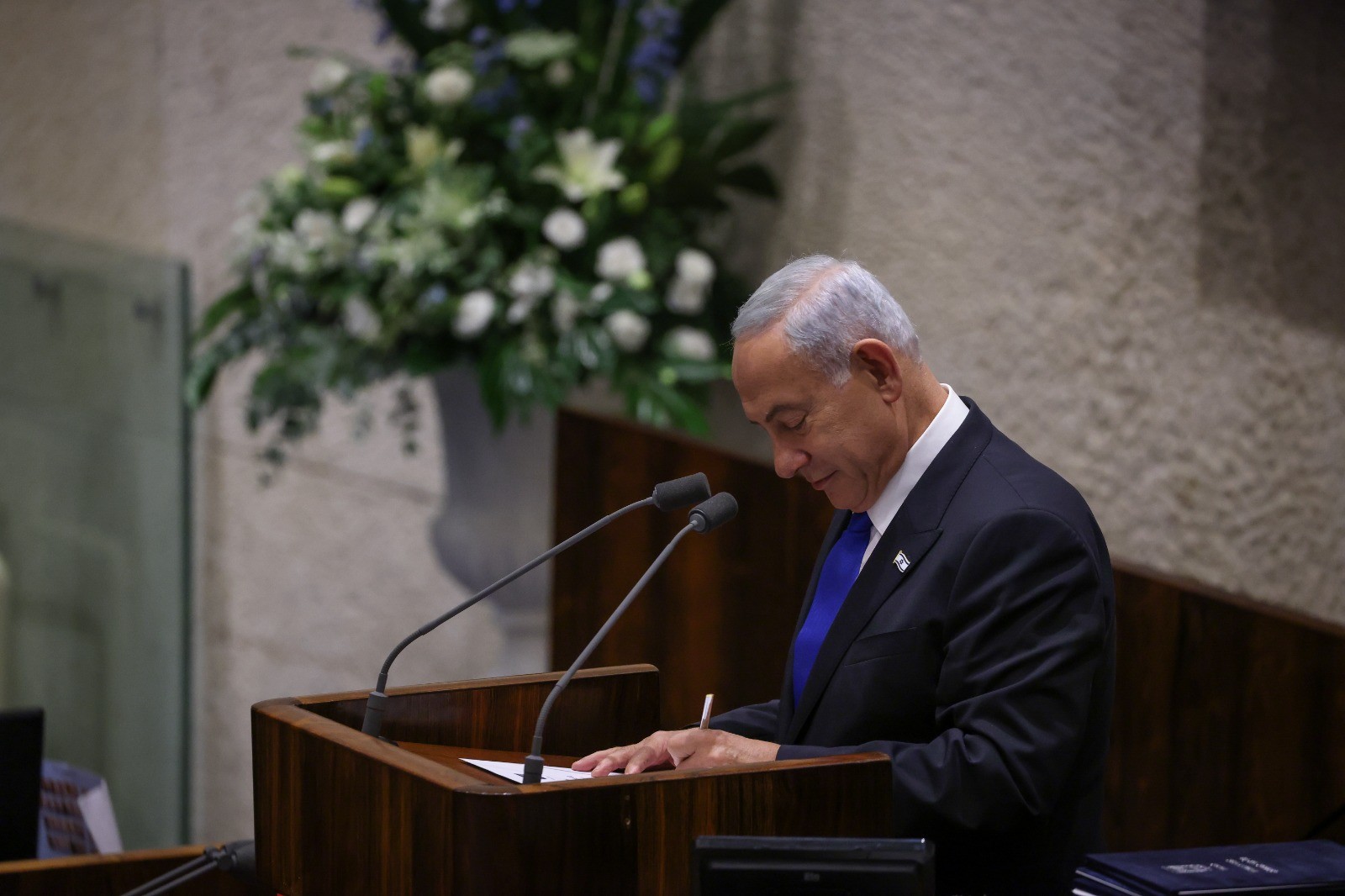 רה"מ הנכנס בנימין נתניהו. צילום: דוברות הכנסת