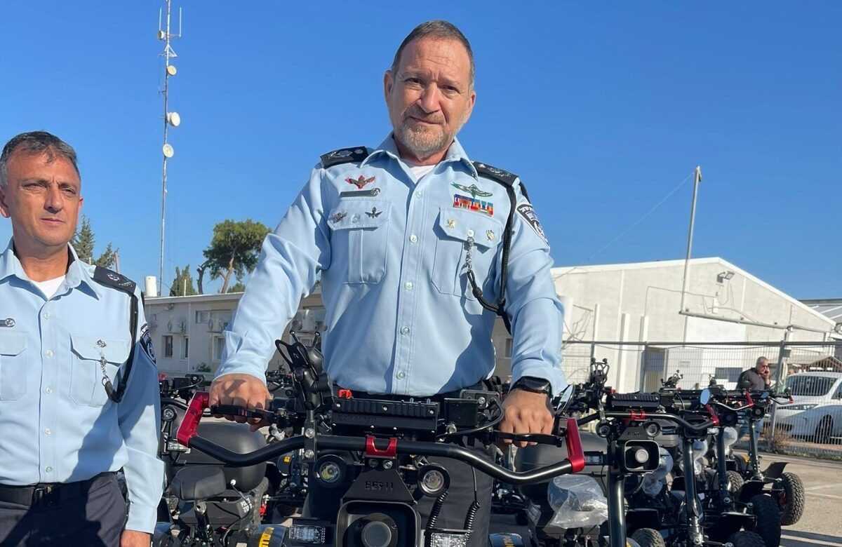 משטרה ירוקה: ריידר חשמלי וידידותי לסביבה ישמש את שוטרי הסיור