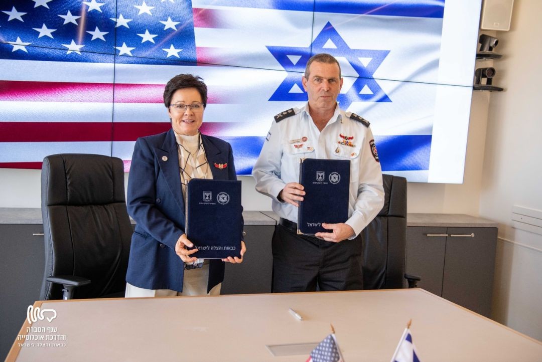 רגע היסטורי: ישראל וארה"ב חתמו על הסכם לשיתוף בינ"ל בתחום כיבוי האש