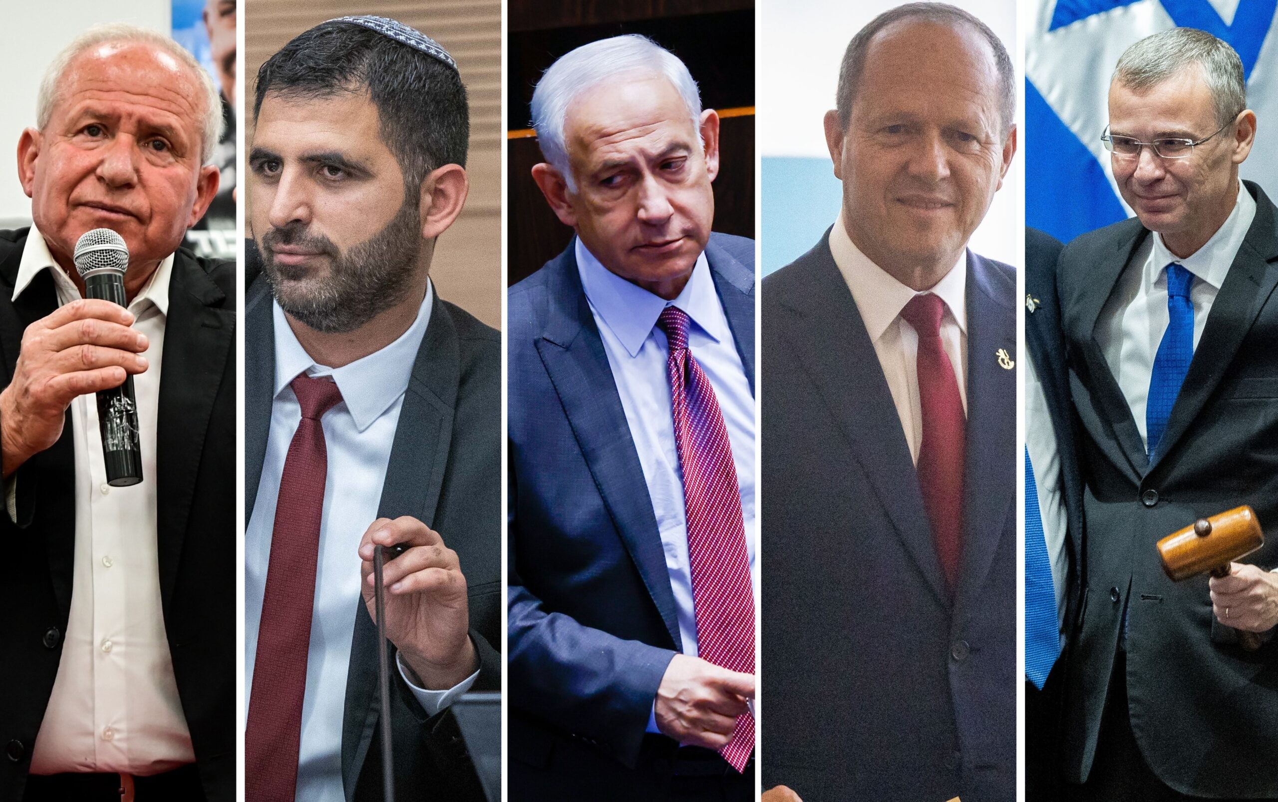 הבכירים בליכוד. צילומים: אוליביה פיטוסי, יונתן זינדל, אבשלום ששוני/פלאש90