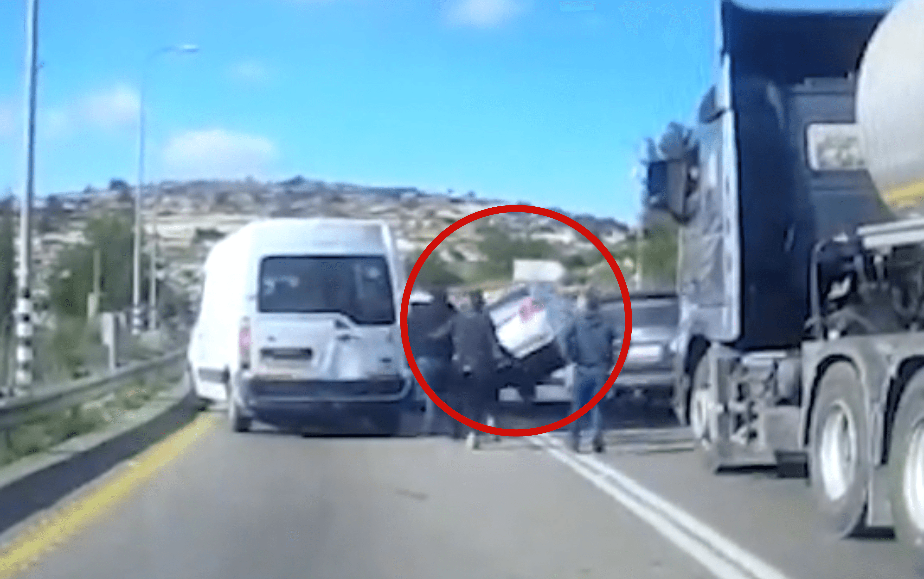 המרדף המשטרתי סמוך ליישוב חלמיש. קרדיט: דוברות המשטרה