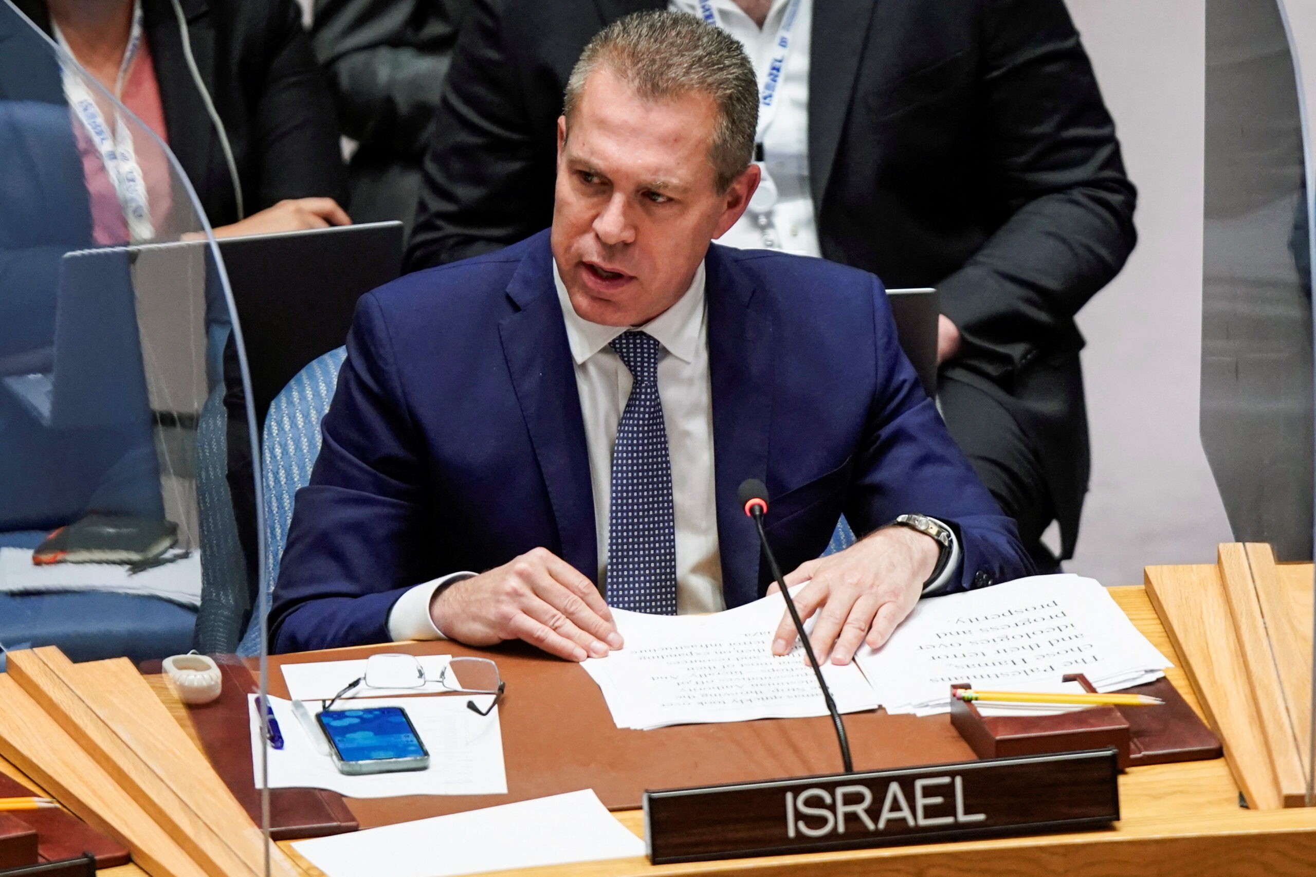 שגריר ישראל באו"ם, גלעד ארדן | צילום: Reuters