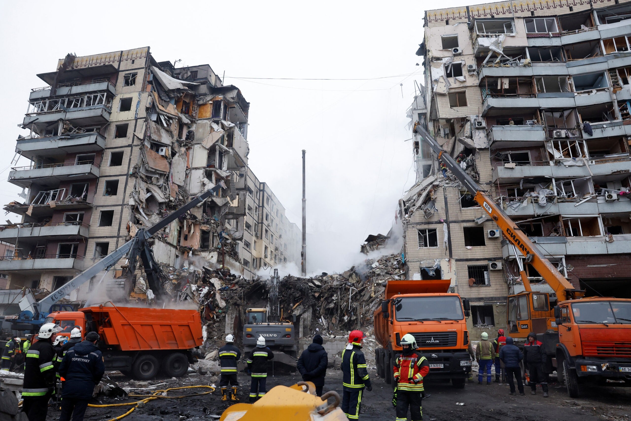 ההרס בדניפרו: עלה ל-30 מניין ההרוגים במתקפה הרוסית