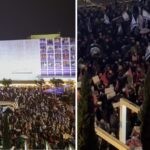 עשרות אלפים בהפגנה בכיכר הבימה; דגלי אש"ף הונפו מעלה | תיעוד