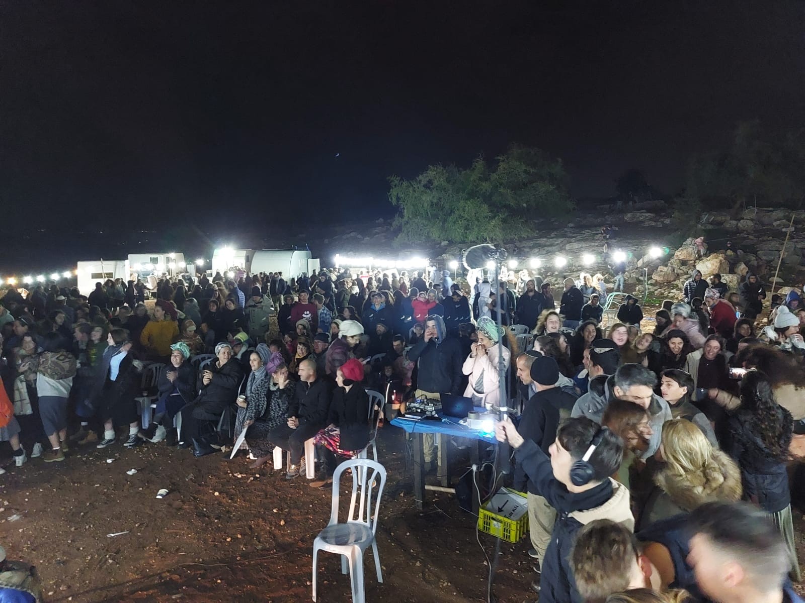 כאלפיים איש השתתפו באירוע תמיכה המוני במאחז היהודי בגליל