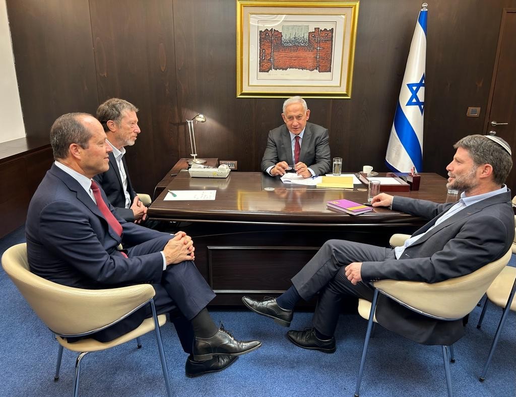 רה"מ נתניהו בדיון הכלכלי | קרדיט צילום: ללא