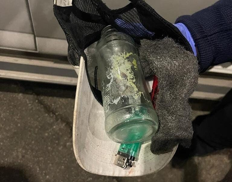 רעולי פנים יידו בקבוקי תבערה לעבר לוחמינו בהפרות סדר בעיסאוויה