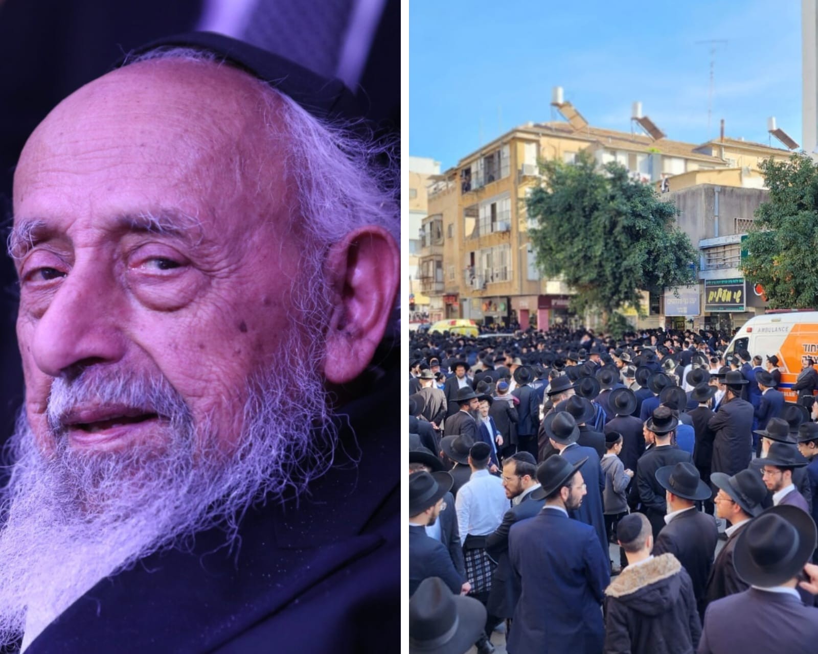 "נמשיך בדרך שהתוות לנו": הרב שמעון בעדני זצ"ל הובא למנוחות בבני ברק