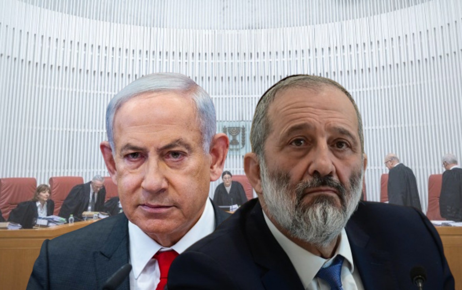 ראש הממשלה נתניהו ואריה דרעי צילום: תומר נויברג, יונתן זינדל, פלאש90