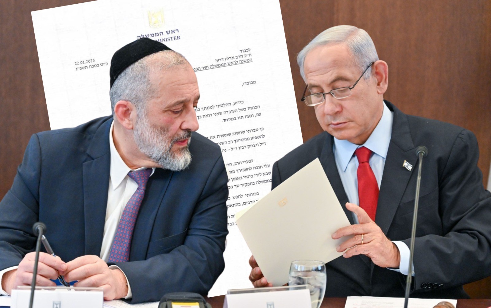 "בלב כבד ובתחושה קשה": רה"מ נתניהו פיטר את דרעי מתפקידיו בממשלה