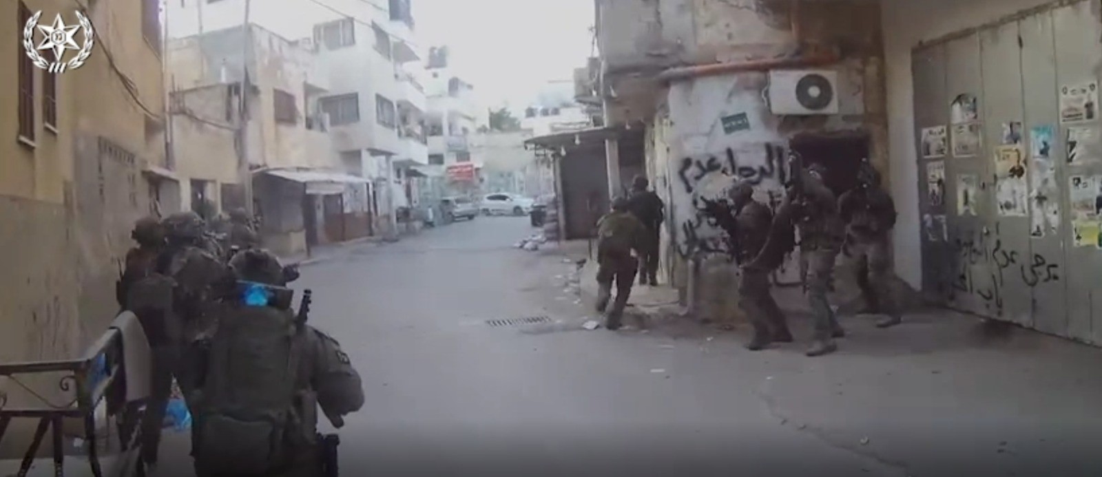 כמו בסרטים: תיעוד דרמטי ממצלמת הקסדה של לוחם הימ"מ בג'נין | צפו