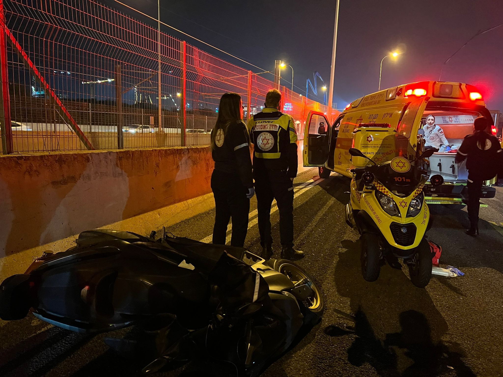 רוכב אופנוע נהרג כתוצאה מפגיעת רכב בבת ים