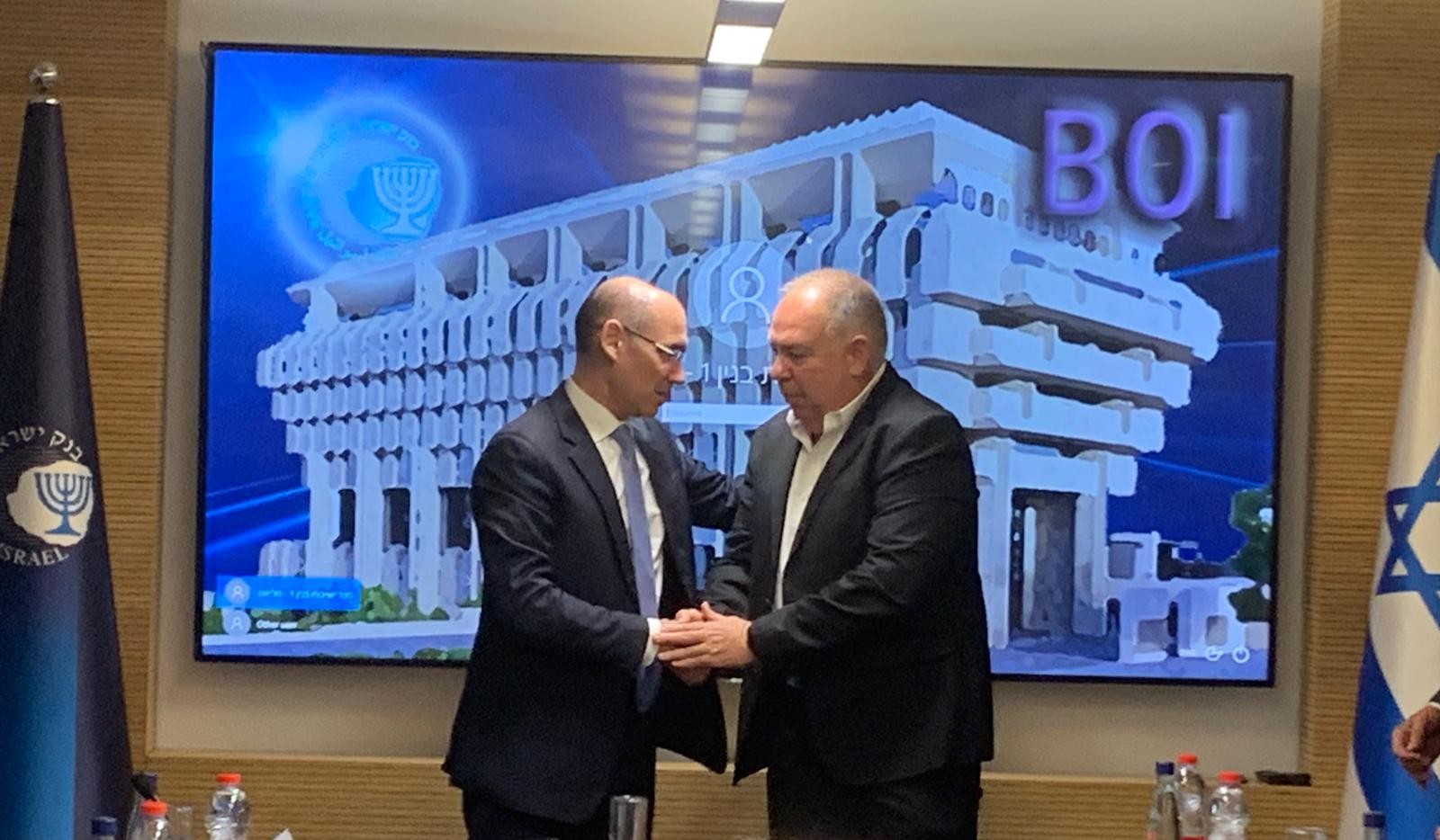 נגיד בנק ישראל נפגש עם חברי נשיאות המגזר העסקי