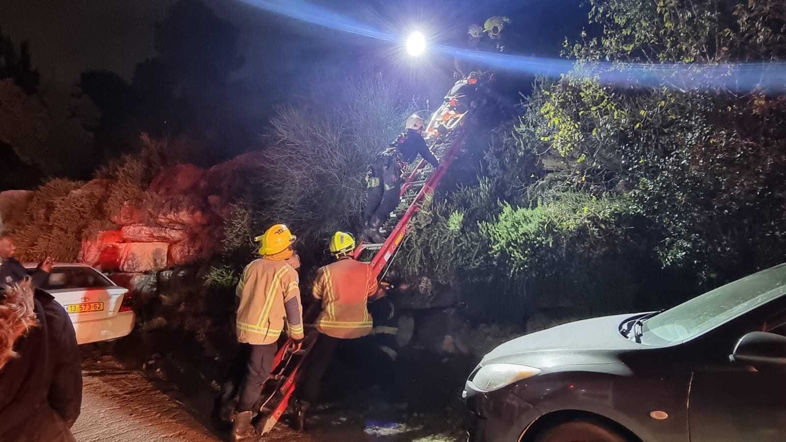 חילוץ מורכב. צילום: תיעוד מבצעי כב"ה