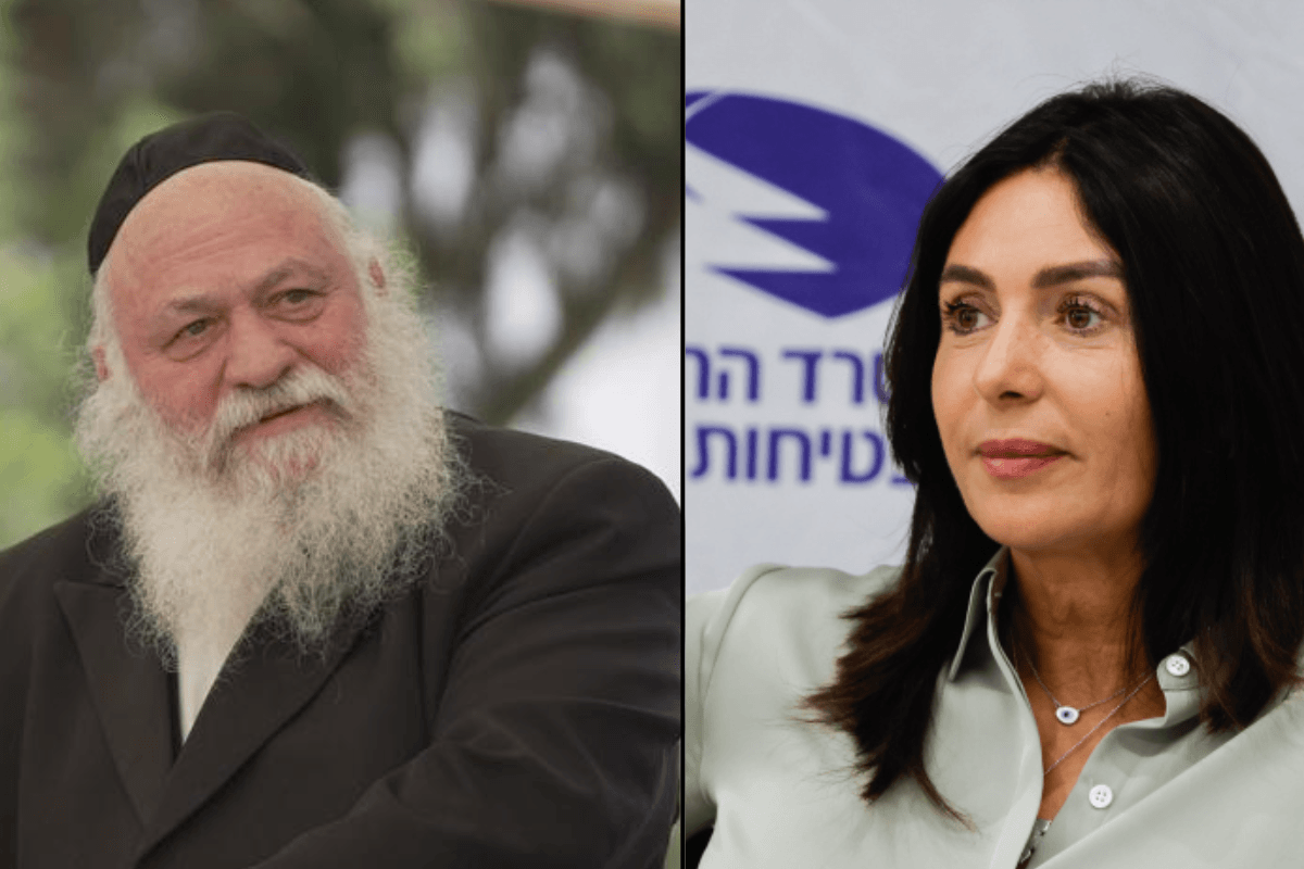 שר השיכון גולדקנופף, ושרת התחבורה רגב. צילום: אוליביה פיטוסי, פלאש 90, ומכללת קיי. 