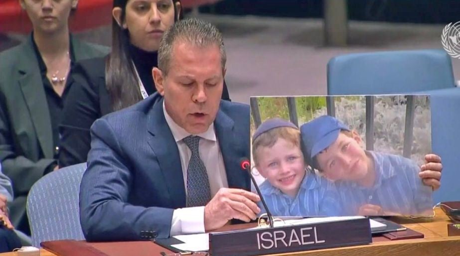 "הרש"פ מנהלת מסע הסתה מפלצתי": השגריר גלעד ארדן עמד דקת דומייה באו"ם