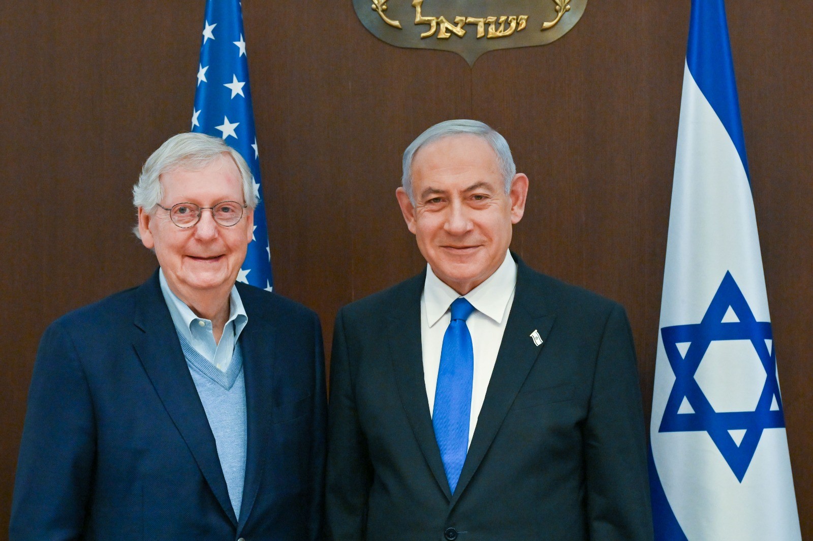 רה"מ נתניהו למנהיג המיעוט בסנאט האמריקאי: "אתה חבר אמת של ישראל"