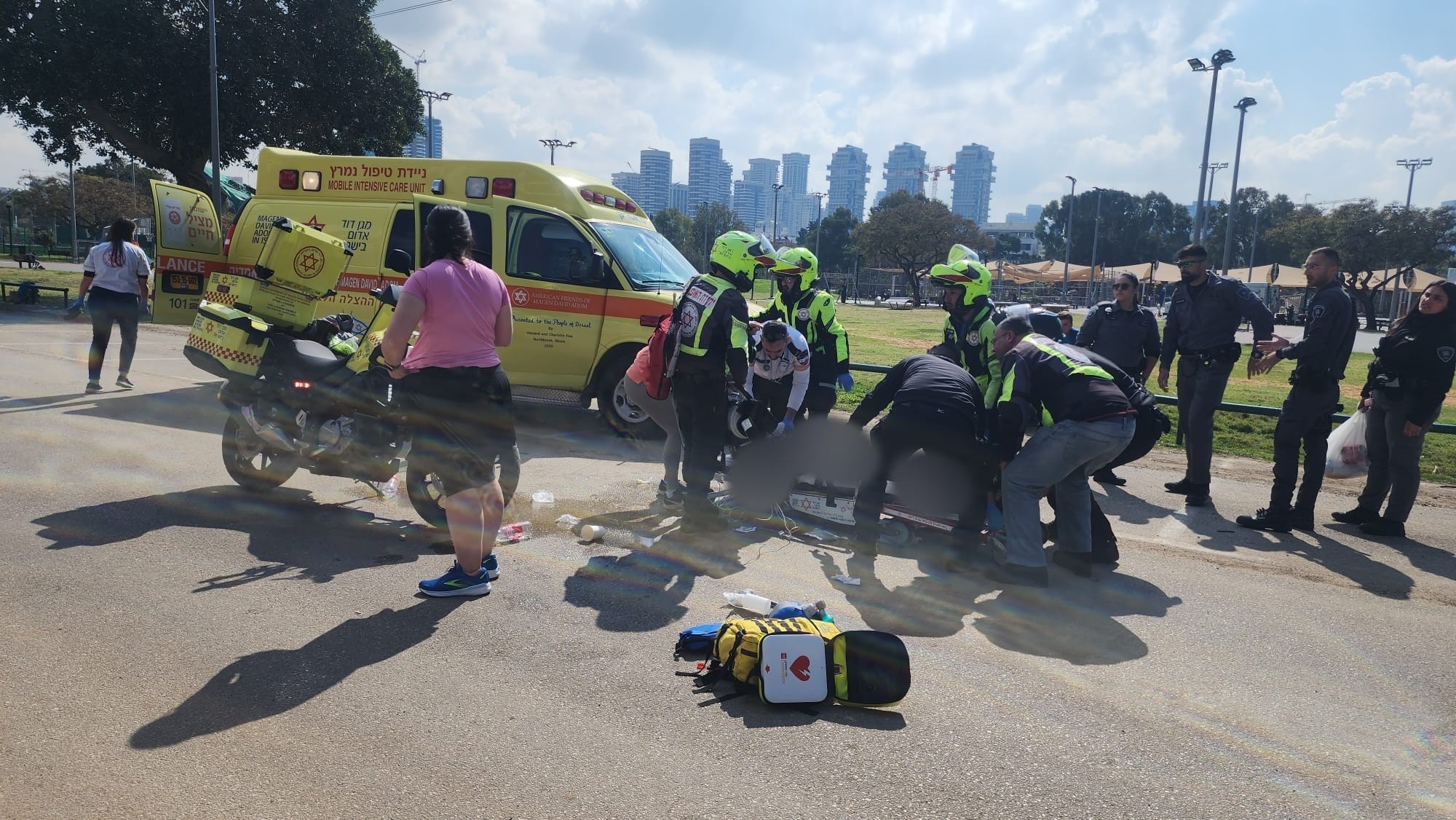במהלך מרתון ת"א: אחד הרצים לקה בדום לב