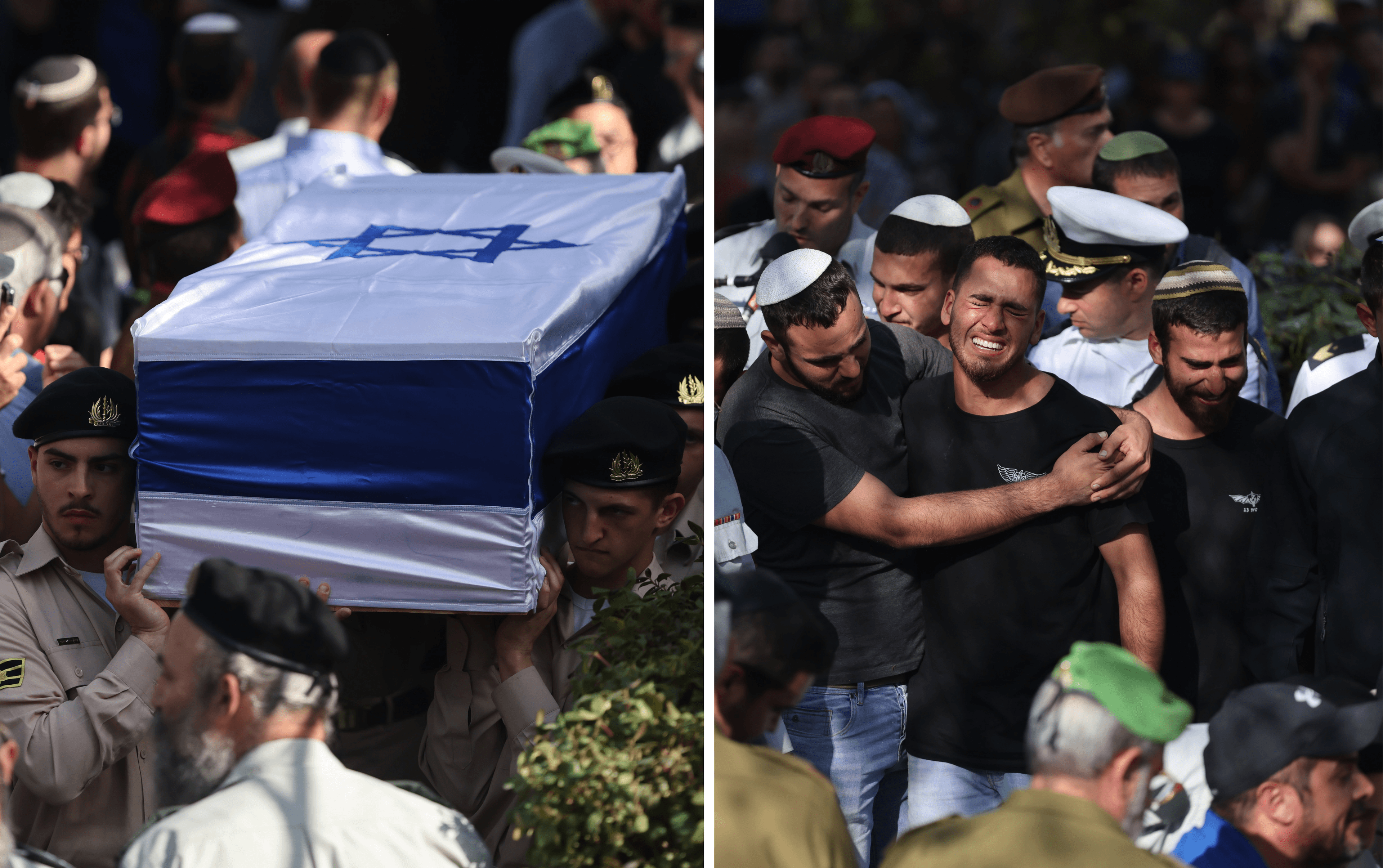 "שני מלאכים קדושים": האחים יניב הי"ד שנרצחו בפיגוע בחווארה הובאו למנוחות