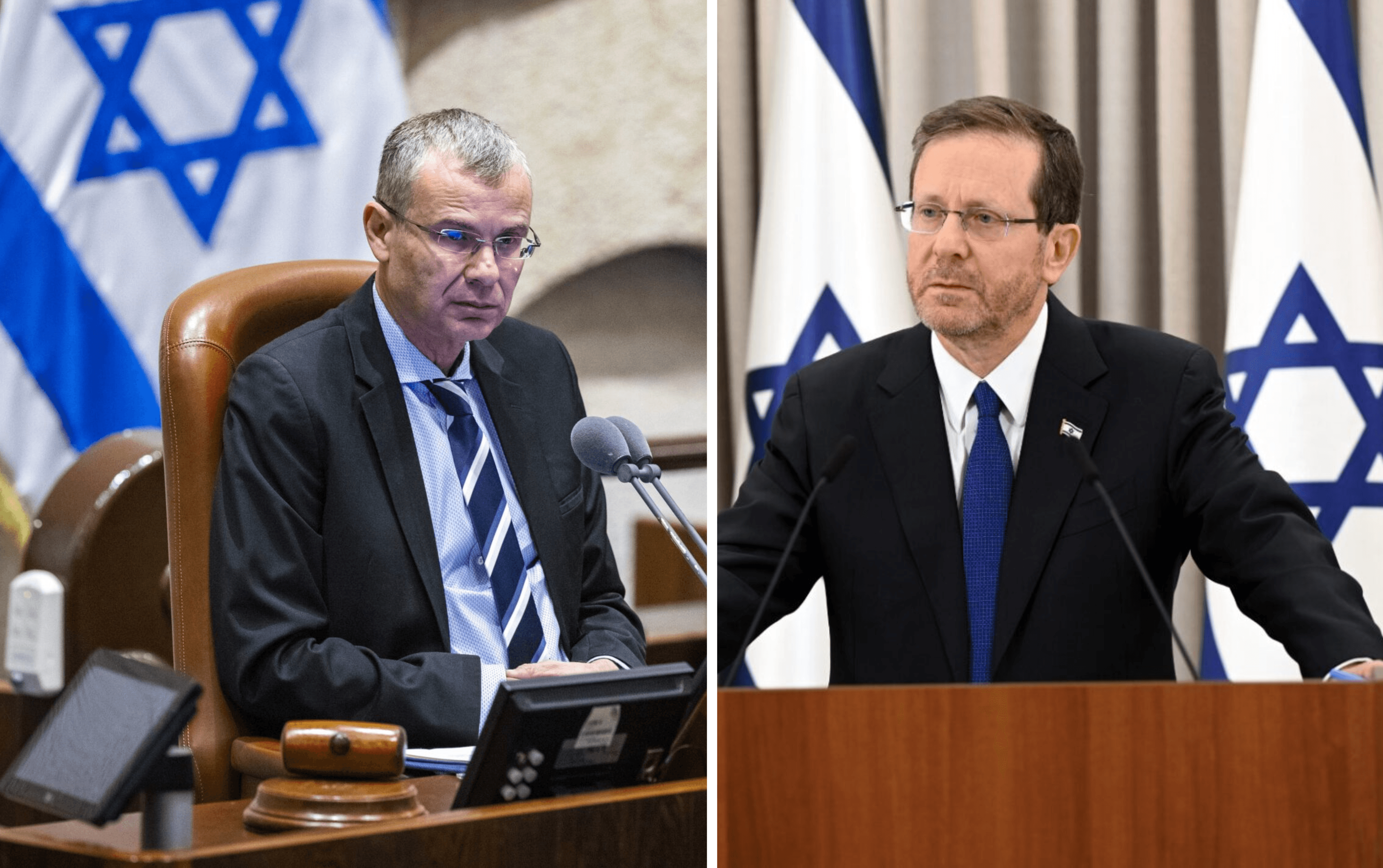 שמאל דוחה וימין מקרבת: שר המשפטים לוין מגיב לנאום הנשיא הרצוג