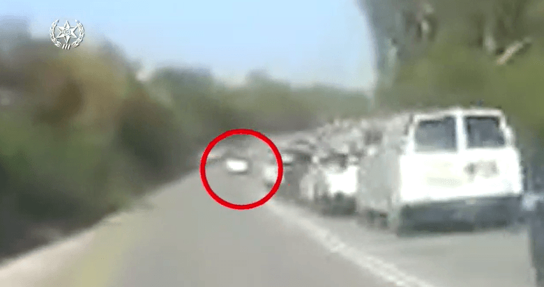חצה קו הפרדה רצוף, איבד שליטה על רכבו וניסה להימלט | תיעוד