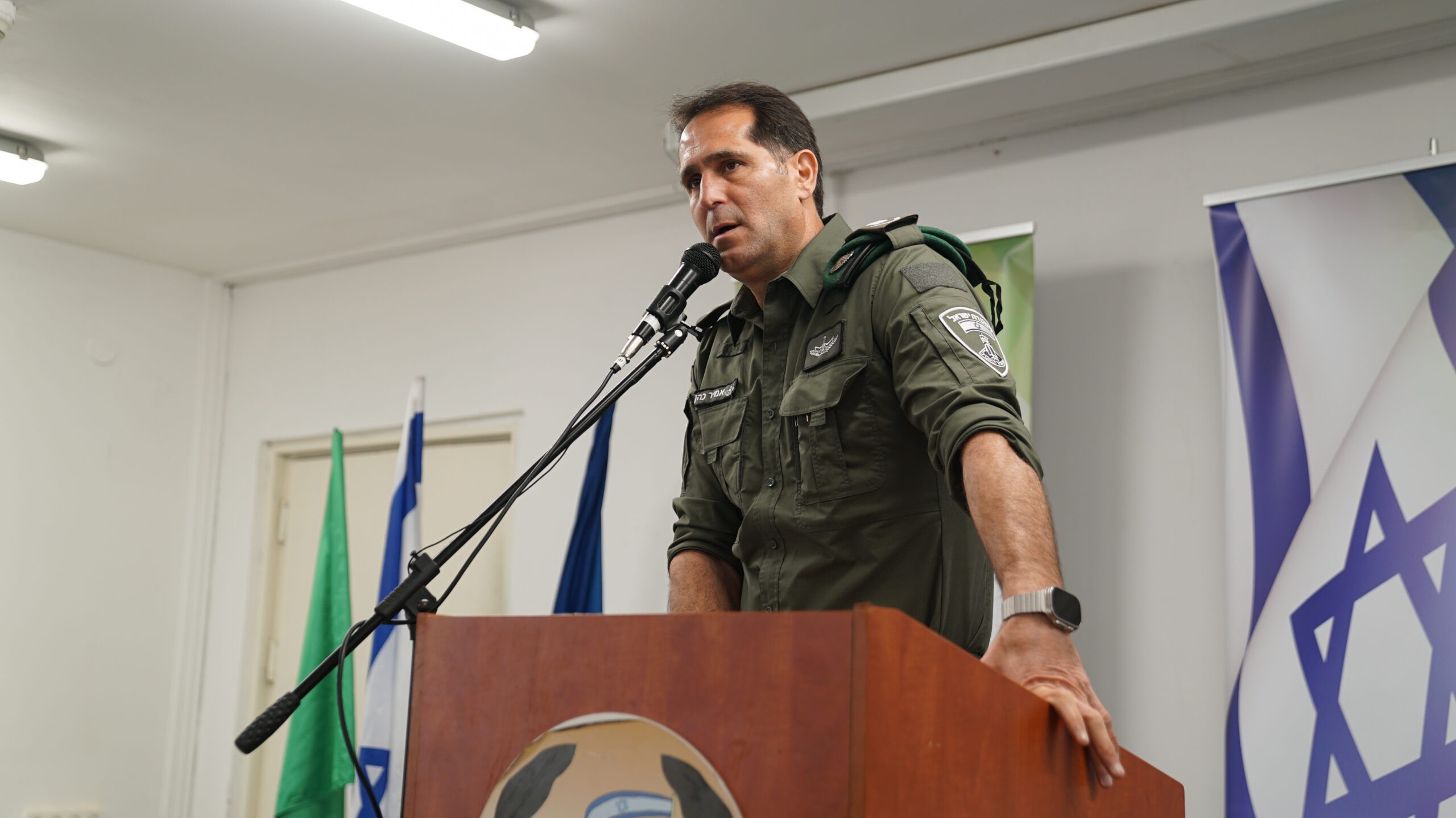 ניצב אמיר כהן במעמד ההכרזה היום | צילום: דוברות המשטרה