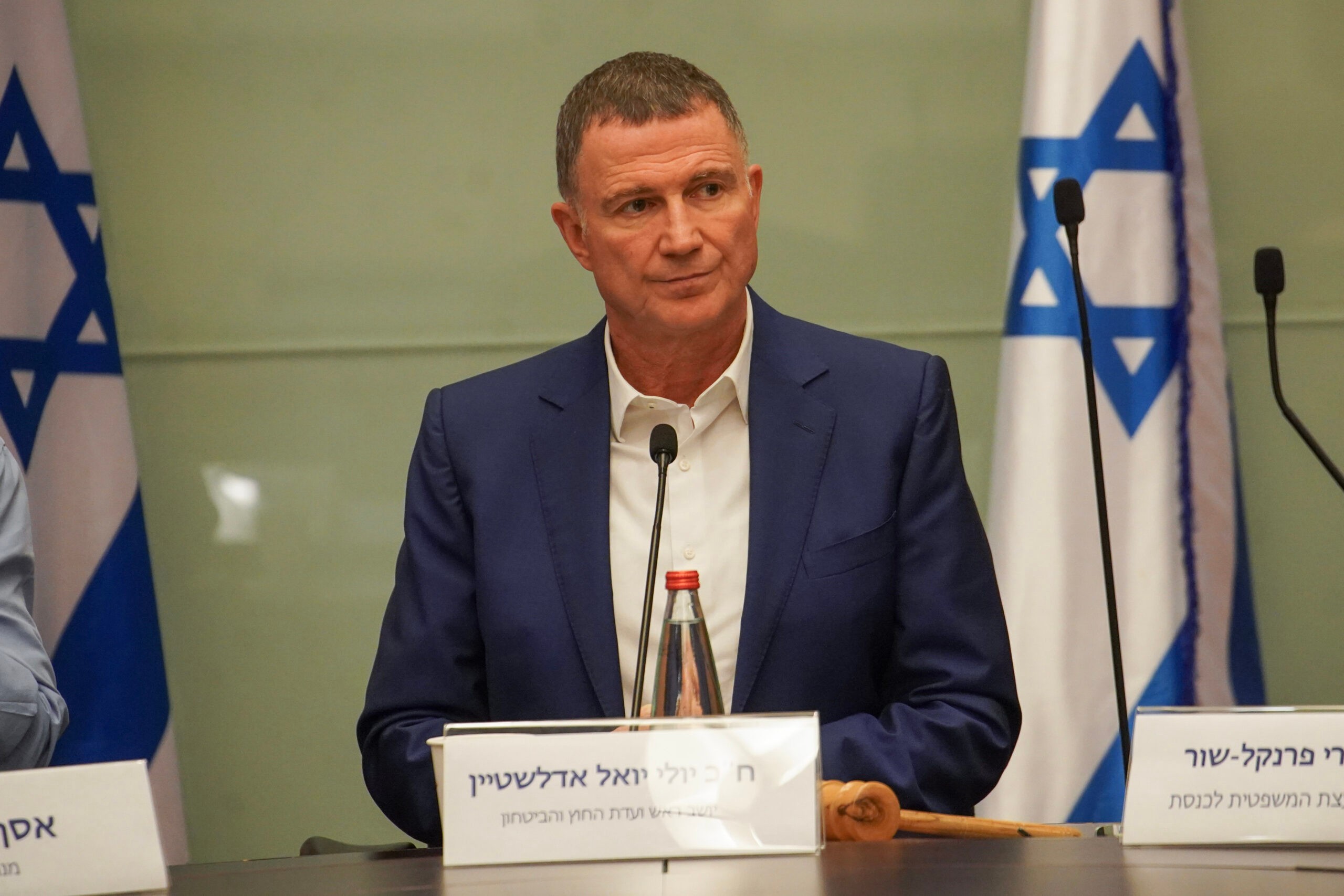 אדלשטיין על סערת חוק הגיוס: "אנחנו לא חותמת גומי של הממשלה"