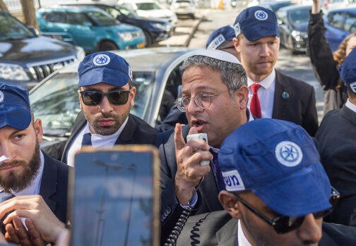 באמצע הרחוב: מספר פעילי שמאל התעמתו עם השר בן גביר | צפו