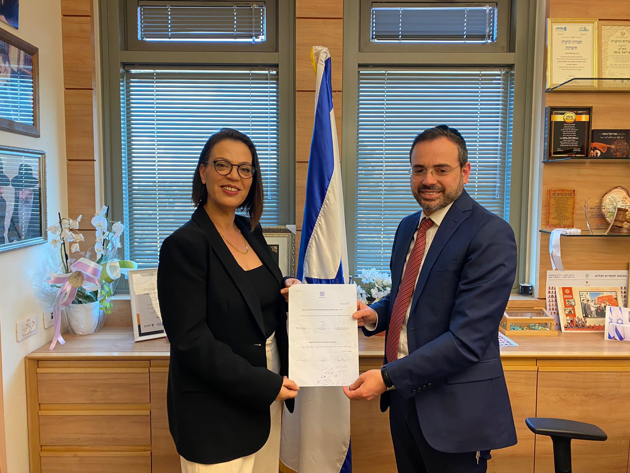 דיסטל מתפטרת מהכנסת. צילום: דוברות.