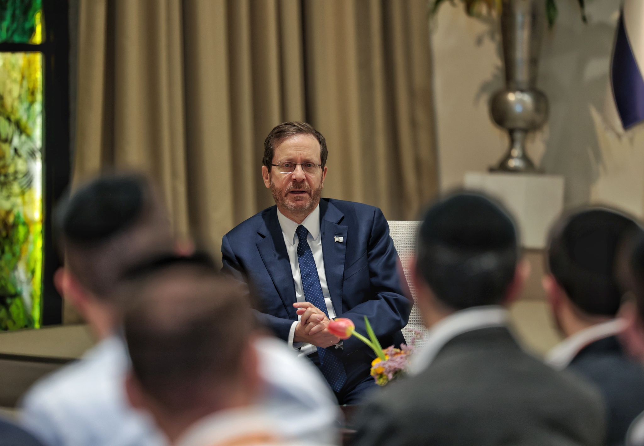 נשיא המדינה לחרדים של המוסד והשב"כ: "אתם שומרים על היכולות והחוסן"