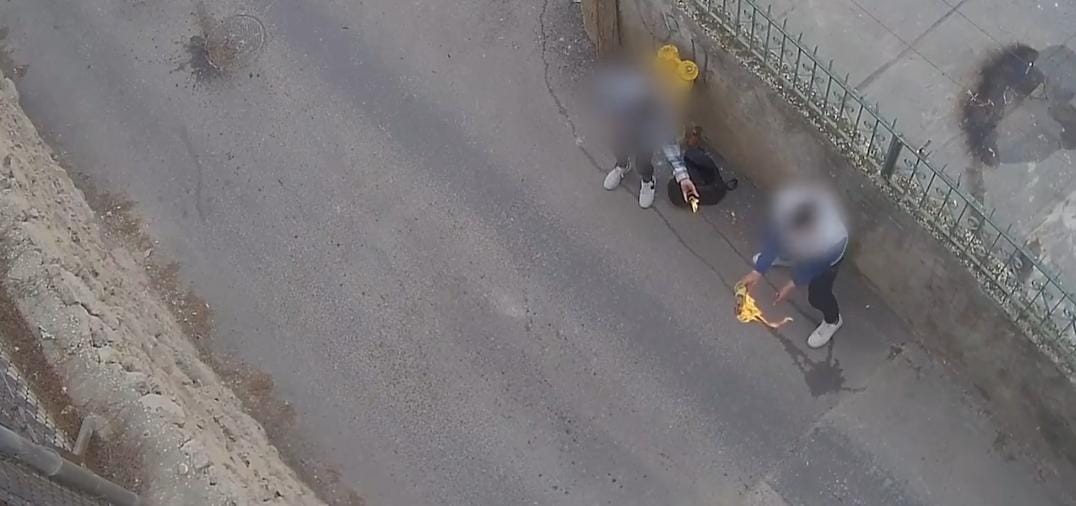 ירושלים: קטינים השליכו בקבוקי תבערה על ביה"ח הדסה ונעצרו | תיעוד