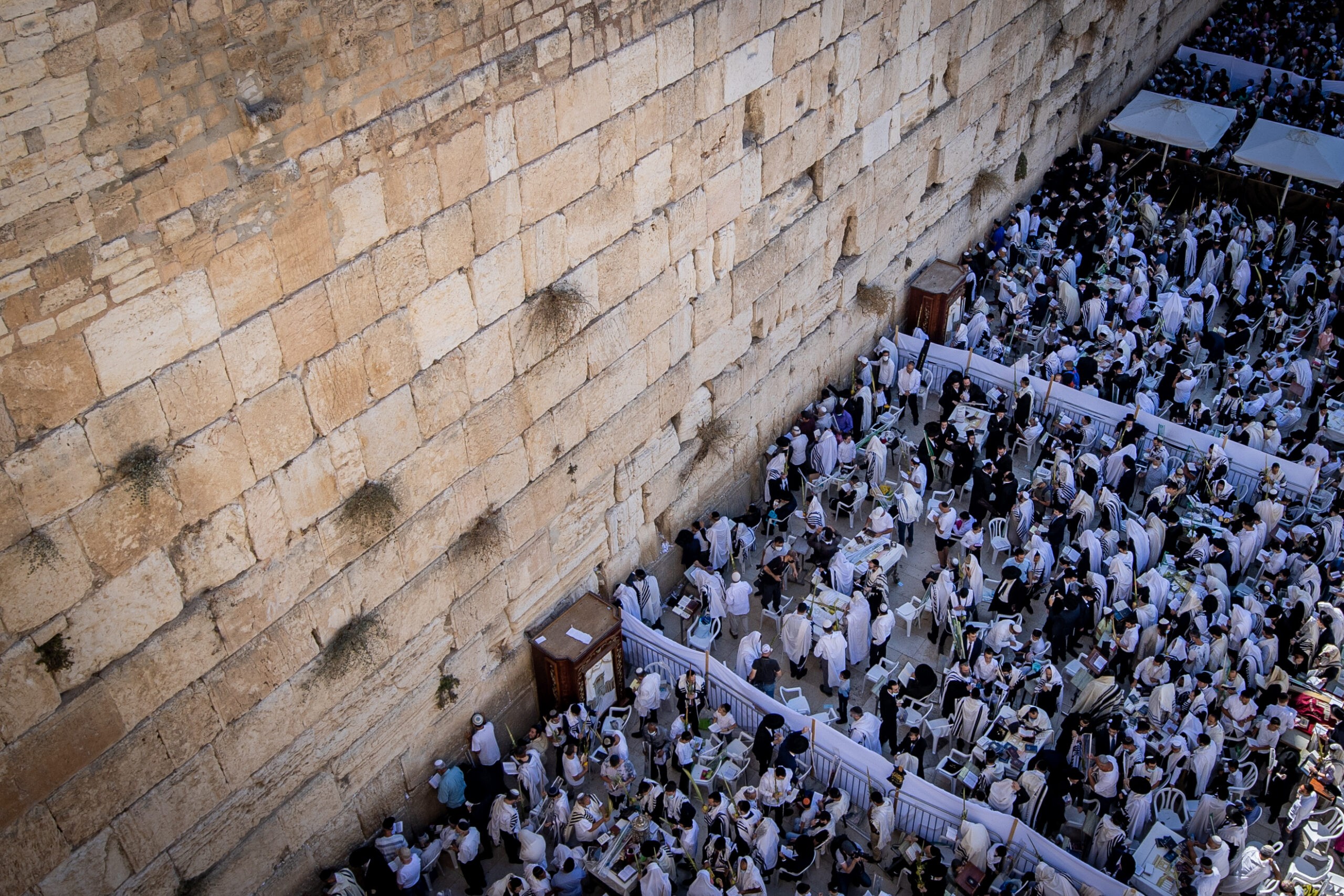 ברכת הכהנים בכותל המערבי | צילום: פלאש 90