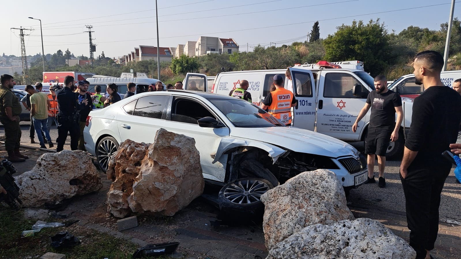 נשלל חשד לפיגוע: הרוג כבן 40 בתאונה קטלנית סמוך למחלף ברקן