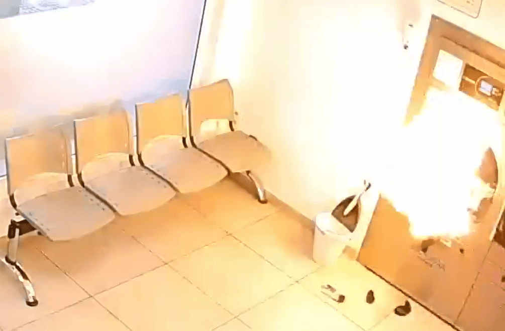 תיעוד מבהיל: זה מה שקורה כששוכחים מצית במכונת הכביסה