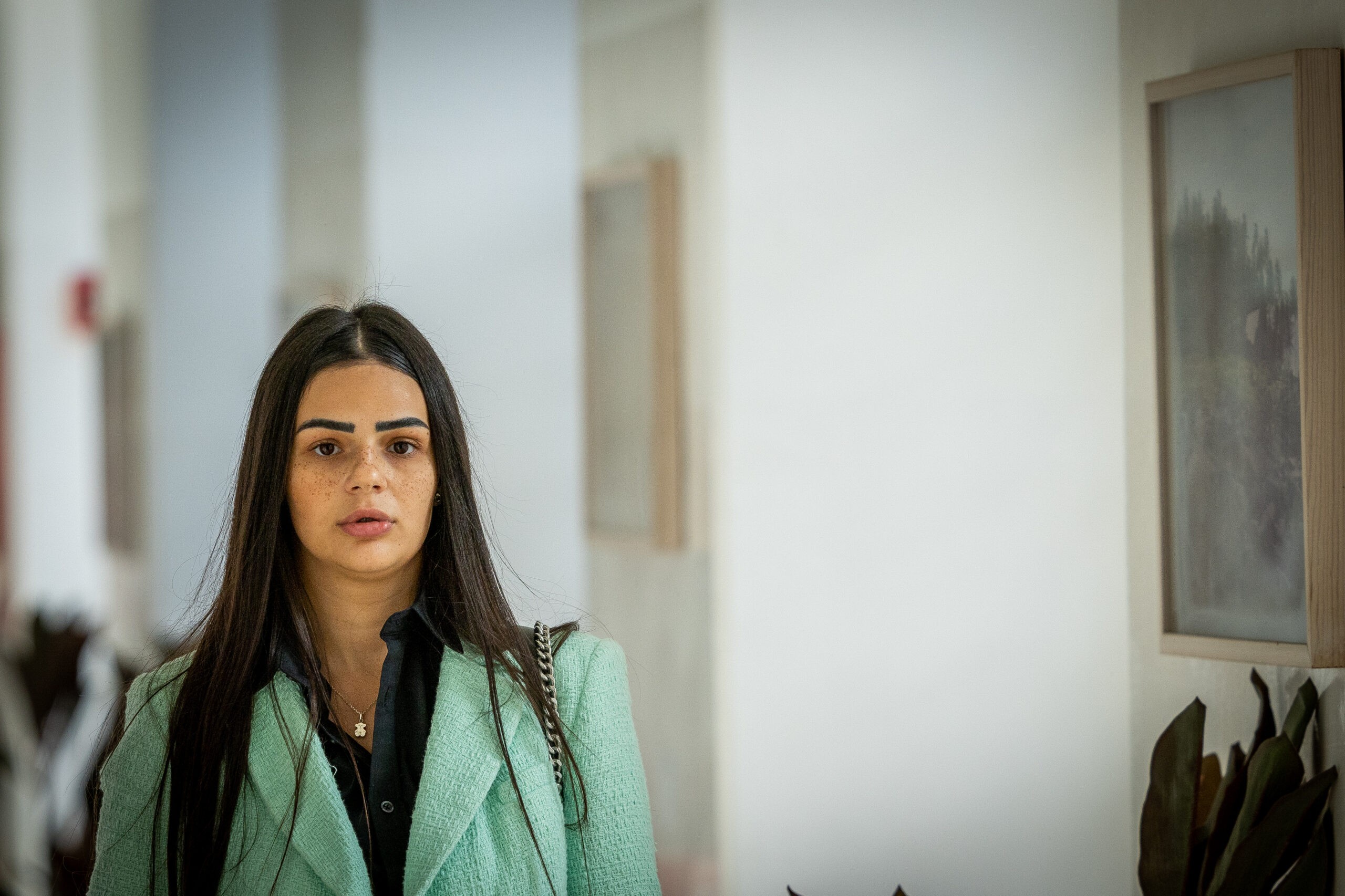 אוריאן בן כליפא בבית המשפט | צילום: יונתן זינדל פלאש 90