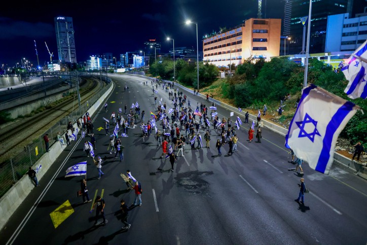 ההפגנות נגד הרפורמה. צילום: אריק מרמור, פלאש90