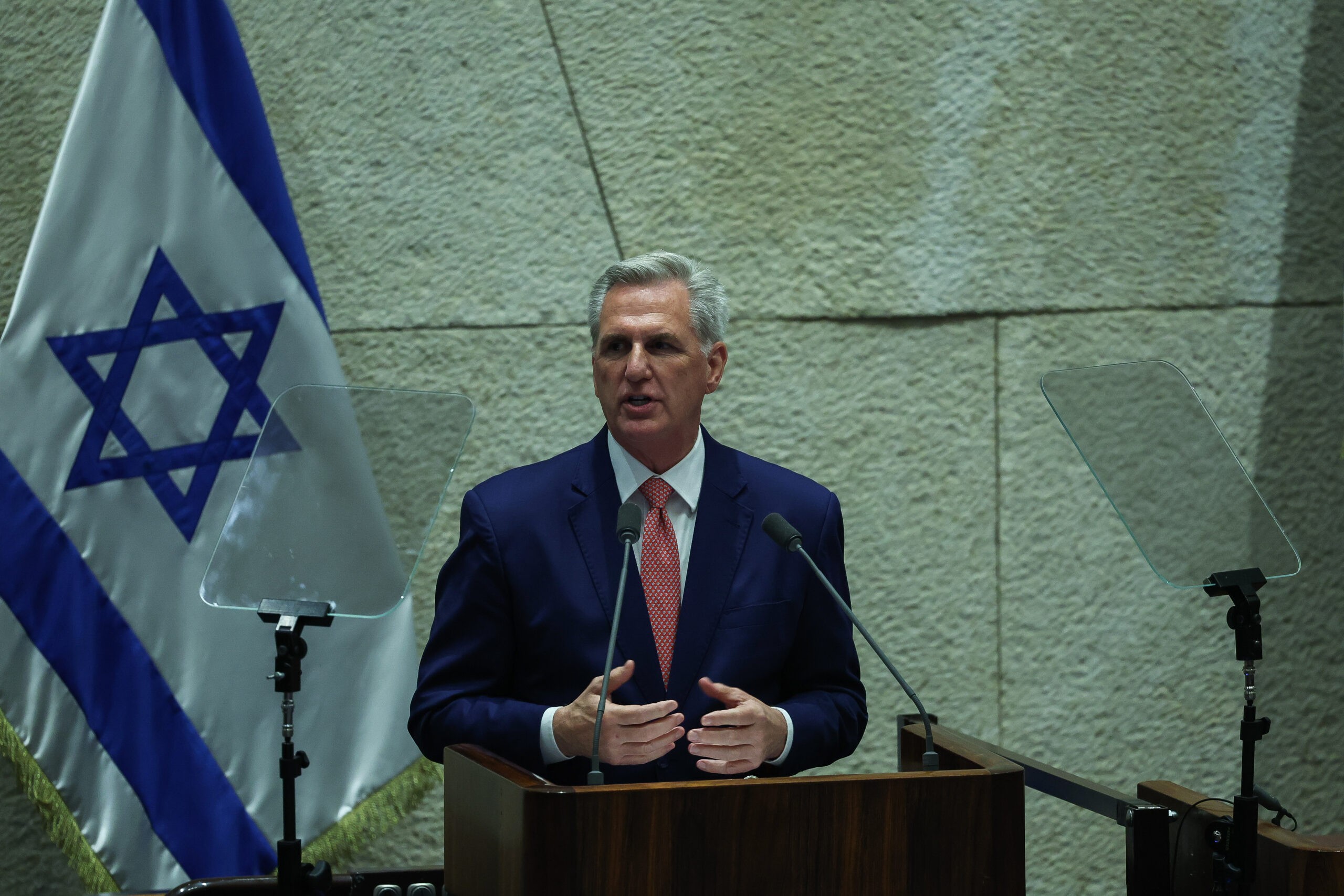 קווין מקארתי בכנסת. צילום: יונתן זינדל פלאש 90