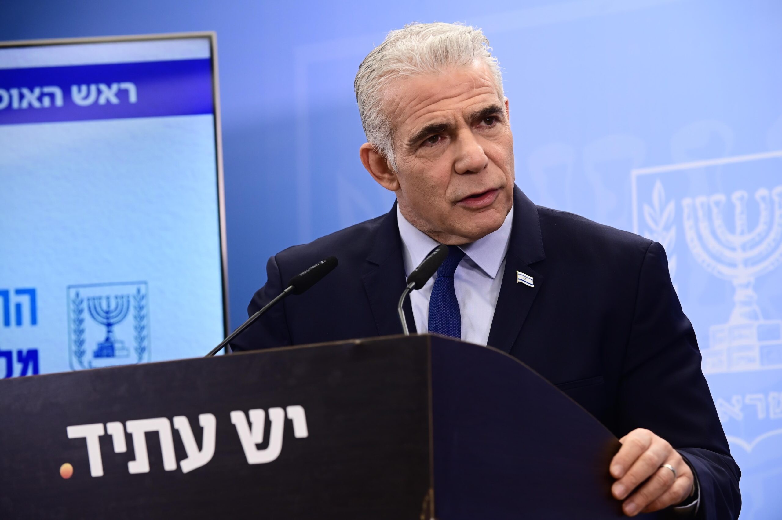 ראש האופוזיציה יאיר לפיד | צילום: תומר נויברג, פלאש 90