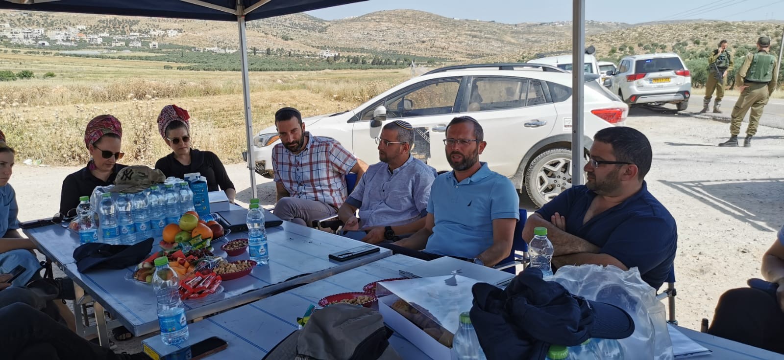 הלשכה בכניסה לכפר. צילום: מועצת בנימין.
