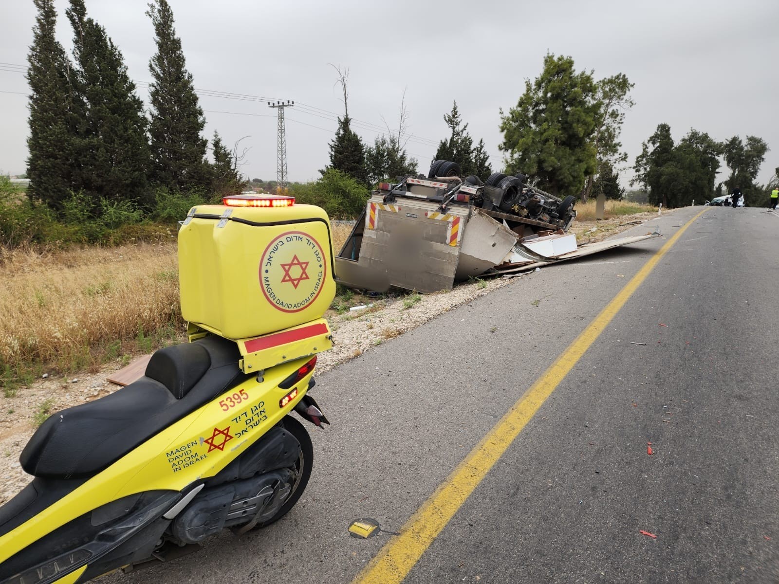 אוטובוס, מיניבוס ורכב פרטי: 3 פצועים בתאונת דרכים קשה בדרום