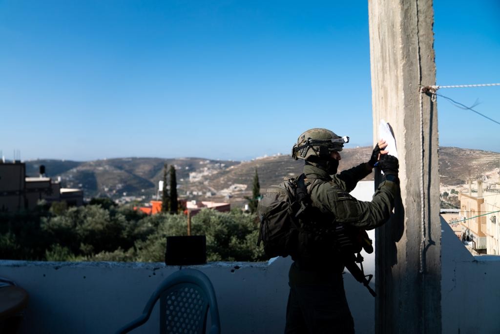 לוחמי צה"ל בכפר עוריף בשומרון | צילום: דובר צה"ל